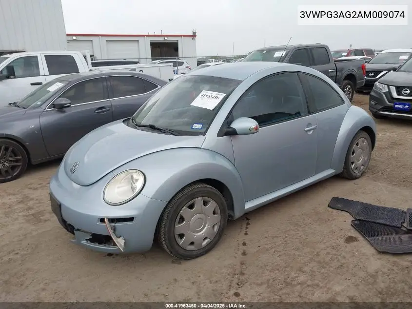 2010 Volkswagen New Beetle 2.5L VIN: 3VWPG3AG2AM009074 Lot: 41963450