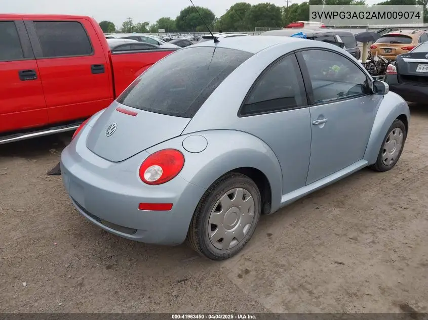 2010 Volkswagen New Beetle 2.5L VIN: 3VWPG3AG2AM009074 Lot: 41963450