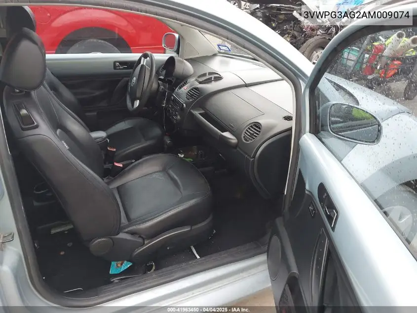 2010 Volkswagen New Beetle 2.5L VIN: 3VWPG3AG2AM009074 Lot: 41963450