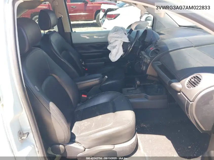 2010 Volkswagen New Beetle 2.5L Final Edition VIN: 3VWRG3AG7AM022833 Lot: 42242794