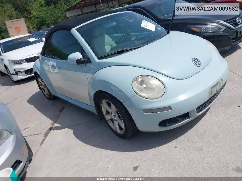 2010 Volkswagen New Beetle 2.5L Final Edition VIN: 3VWRW3AL2AM009682 Lot: 42773950