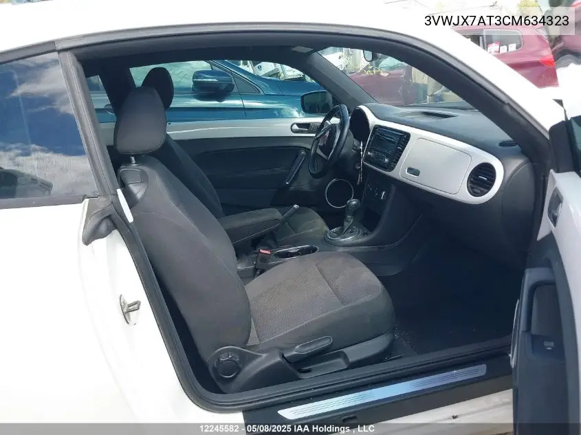 2012 Volkswagen Beetle VIN: 3VWJX7AT3CM634323 Lot: 12245582