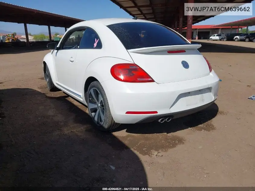2012 Volkswagen Beetle 2.5L VIN: 3VWJP7AT6CM639662 Lot: 42064521