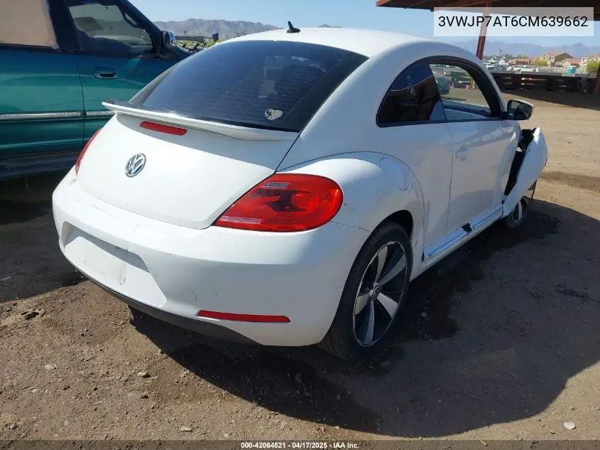 2012 Volkswagen Beetle 2.5L VIN: 3VWJP7AT6CM639662 Lot: 42064521