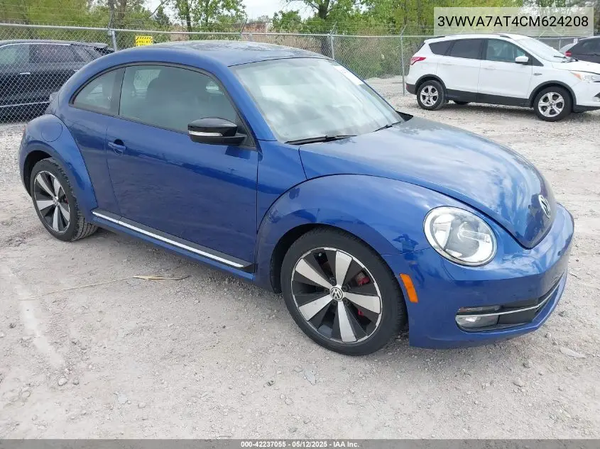 2012 Volkswagen Beetle 2.0T Turbo VIN: 3VWVA7AT4CM624208 Lot: 42237055