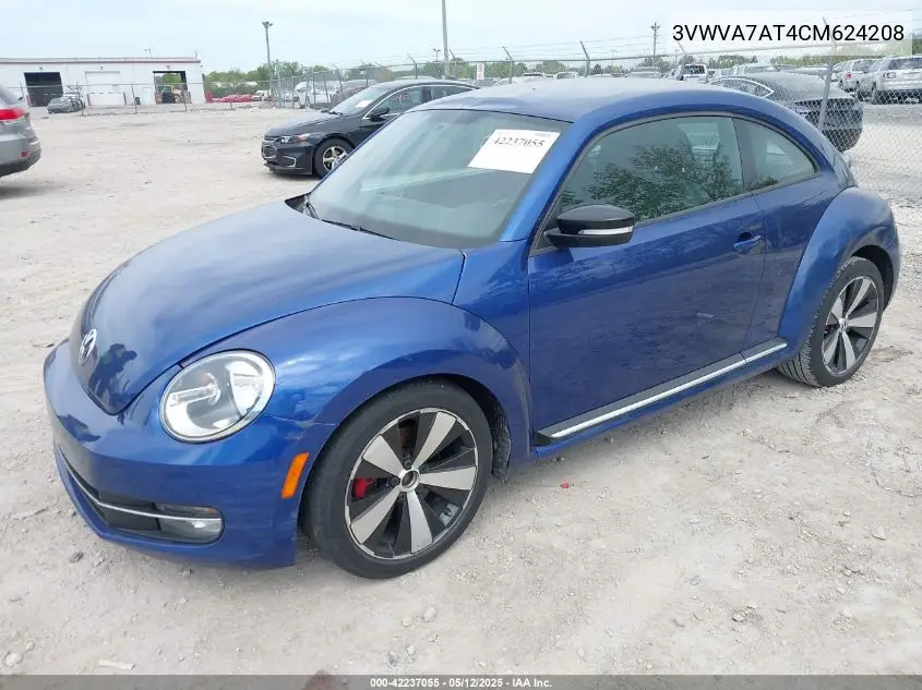 2012 Volkswagen Beetle 2.0T Turbo VIN: 3VWVA7AT4CM624208 Lot: 42237055