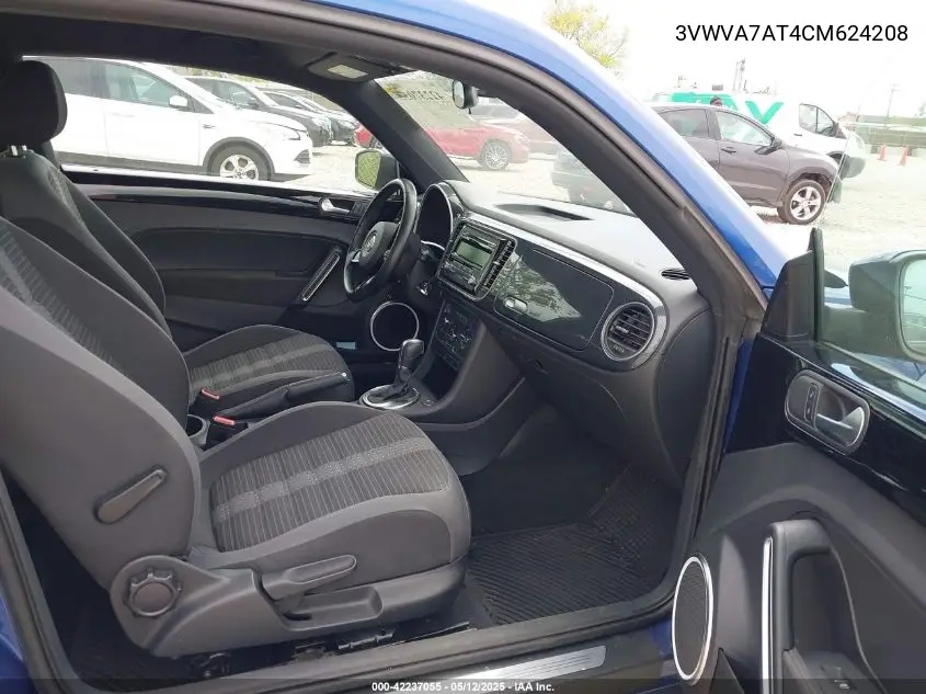 2012 Volkswagen Beetle 2.0T Turbo VIN: 3VWVA7AT4CM624208 Lot: 42237055