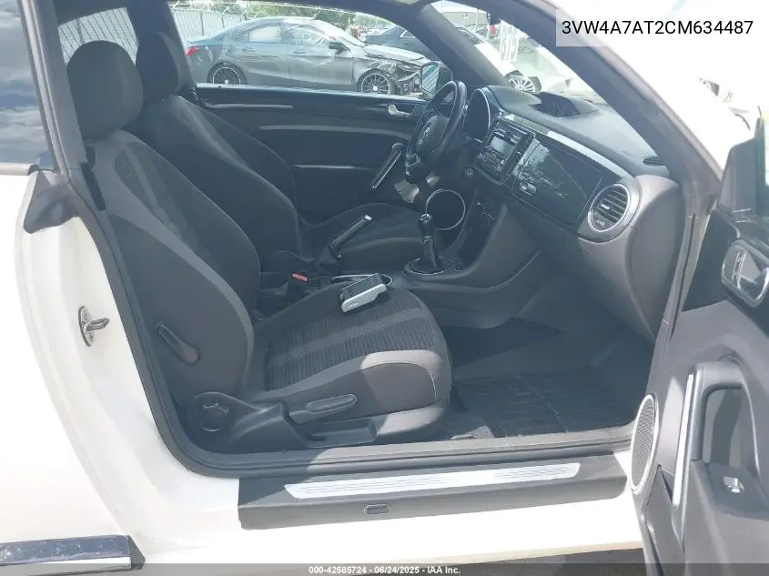 2012 Volkswagen Beetle 2.0T VIN: 3VW4A7AT2CM634487 Lot: 42585724