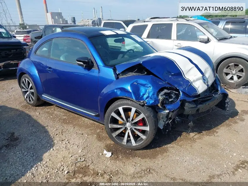 2013 Volkswagen Beetle 2.0T Turbo VIN: 3VWVA7AT1DM608890 Lot: 42513450
