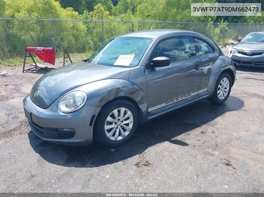 2013 Volkswagen Beetle 2.5L Entry VIN: 3VWFP7AT9DM662473 Lot: 42563672