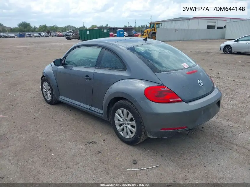 2013 Volkswagen Beetle 2.5L Entry VIN: 3VWFP7AT7DM644148 Lot: 42565188