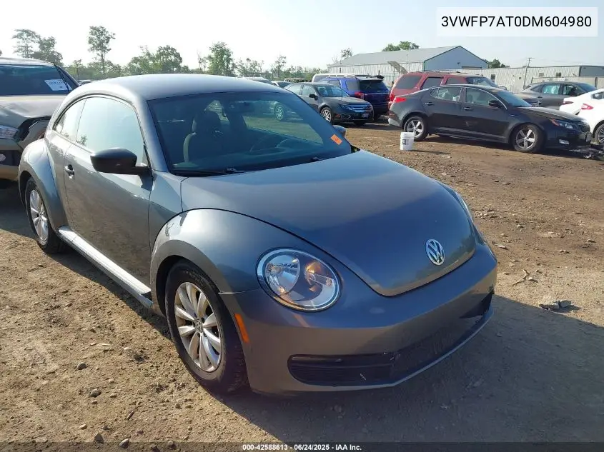 2013 Volkswagen Beetle 2.5L Entry VIN: 3VWFP7AT0DM604980 Lot: 42588613