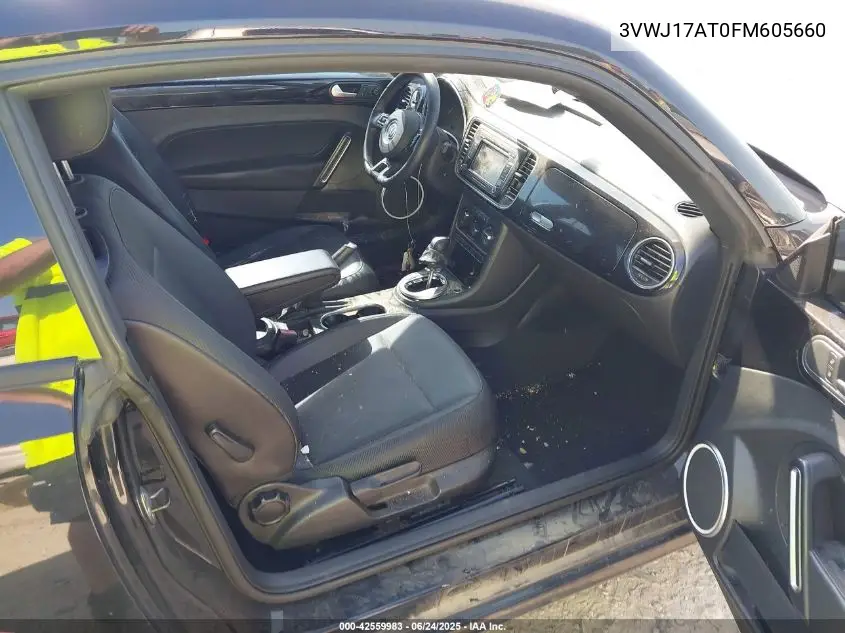 2015 Volkswagen Beetle 1.8T VIN: 3VWJ17AT0FM605660 Lot: 42559983