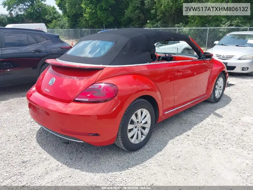 2017 Volkswagen Beetle #Pinkbeetle/1.8T Classic/1.8T S/1.8T Se/1.8T Sel VIN: 3VW517ATXHM806132 Lot: 42575247