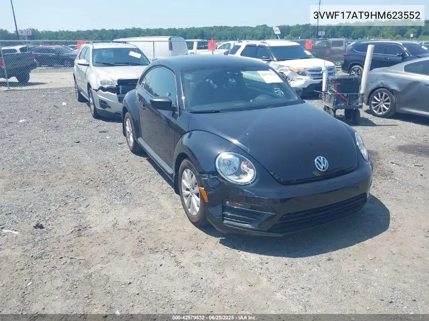 2017 Volkswagen Beetle #Pinkbeetle/1.8T Classic/1.8T S VIN: 3VWF17AT9HM623552 Lot: 42579532
