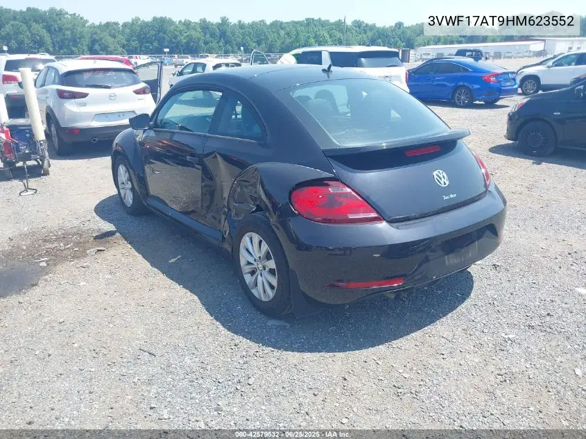 2017 Volkswagen Beetle #Pinkbeetle/1.8T Classic/1.8T S VIN: 3VWF17AT9HM623552 Lot: 42579532