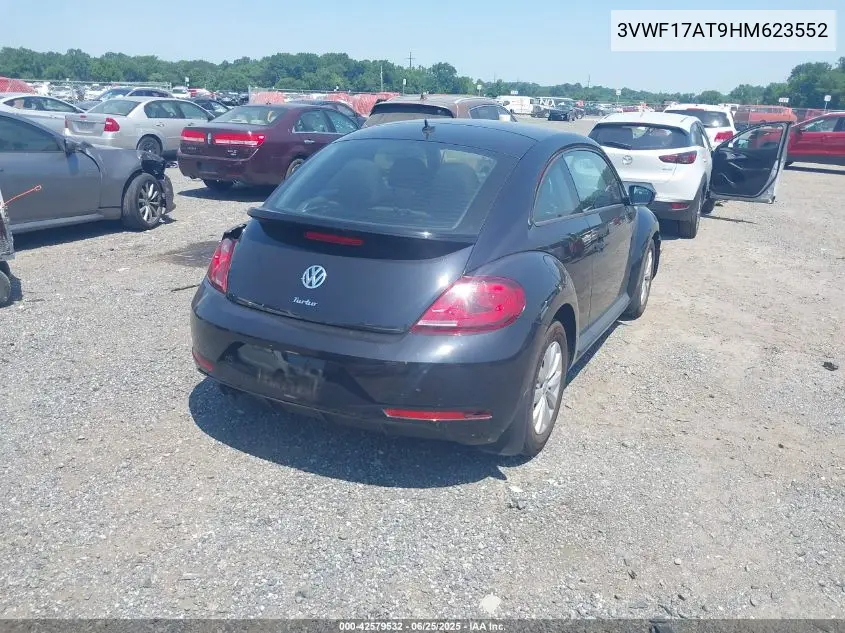2017 Volkswagen Beetle #Pinkbeetle/1.8T Classic/1.8T S VIN: 3VWF17AT9HM623552 Lot: 42579532