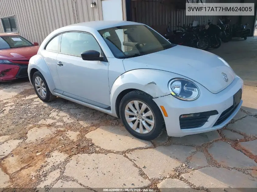 2017 Volkswagen Beetle #Pinkbeetle/1.8T Classic/1.8T S VIN: 3VWF17AT7HM624005 Lot: 42595911