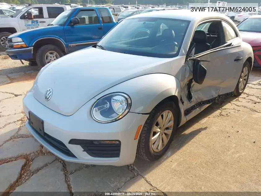 2017 Volkswagen Beetle #Pinkbeetle/1.8T Classic/1.8T S VIN: 3VWF17AT7HM624005 Lot: 42595911