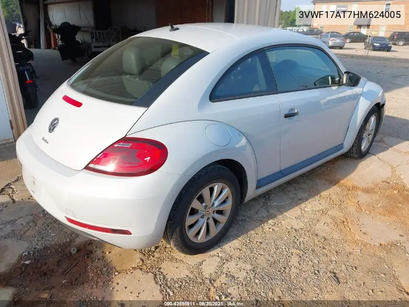 2017 Volkswagen Beetle #Pinkbeetle/1.8T Classic/1.8T S VIN: 3VWF17AT7HM624005 Lot: 42595911