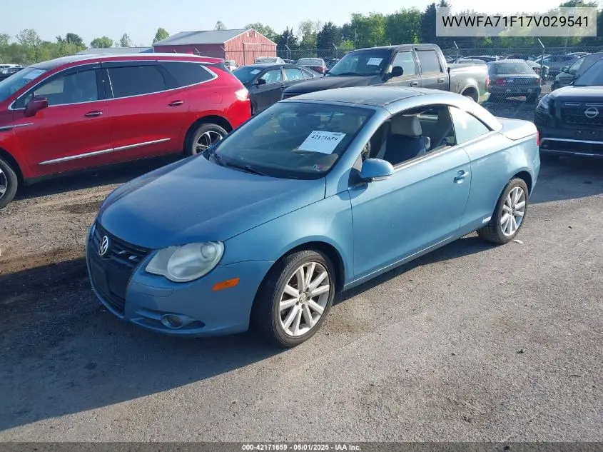 2007 Volkswagen Eos 2.0T VIN: WVWFA71F17V029541 Lot: 42171659