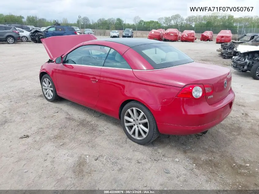 2007 Volkswagen Eos 2.0T VIN: WVWFA71F07V050767 Lot: 42260076