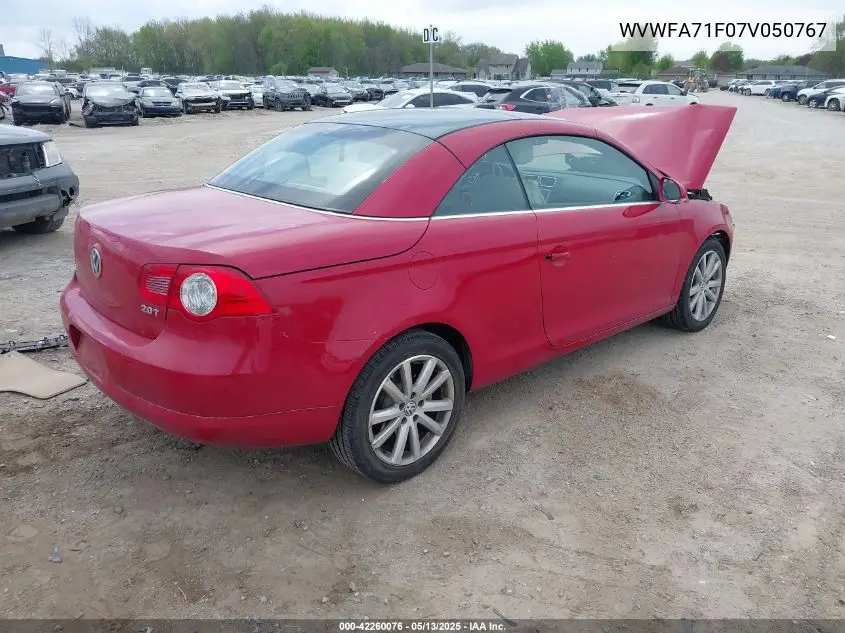 2007 Volkswagen Eos 2.0T VIN: WVWFA71F07V050767 Lot: 42260076