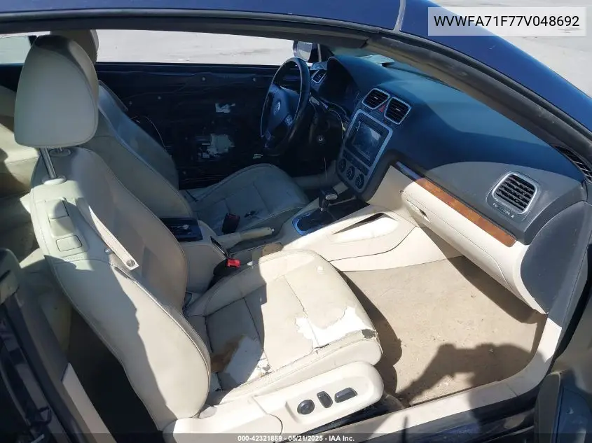 2007 Volkswagen Eos 2.0T VIN: WVWFA71F77V048692 Lot: 42321889