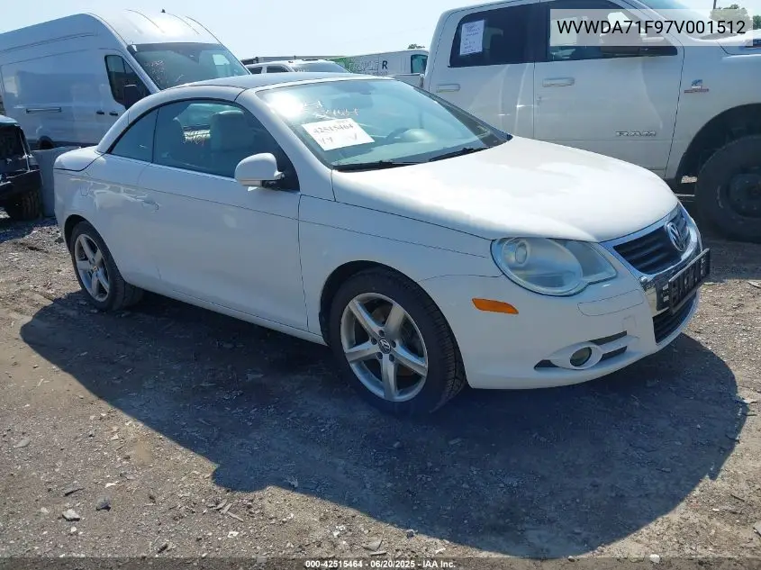 2007 Volkswagen Eos 2.0T VIN: WVWDA71F97V001512 Lot: 42515464