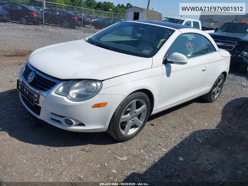 2007 Volkswagen Eos 2.0T VIN: WVWDA71F97V001512 Lot: 42515464