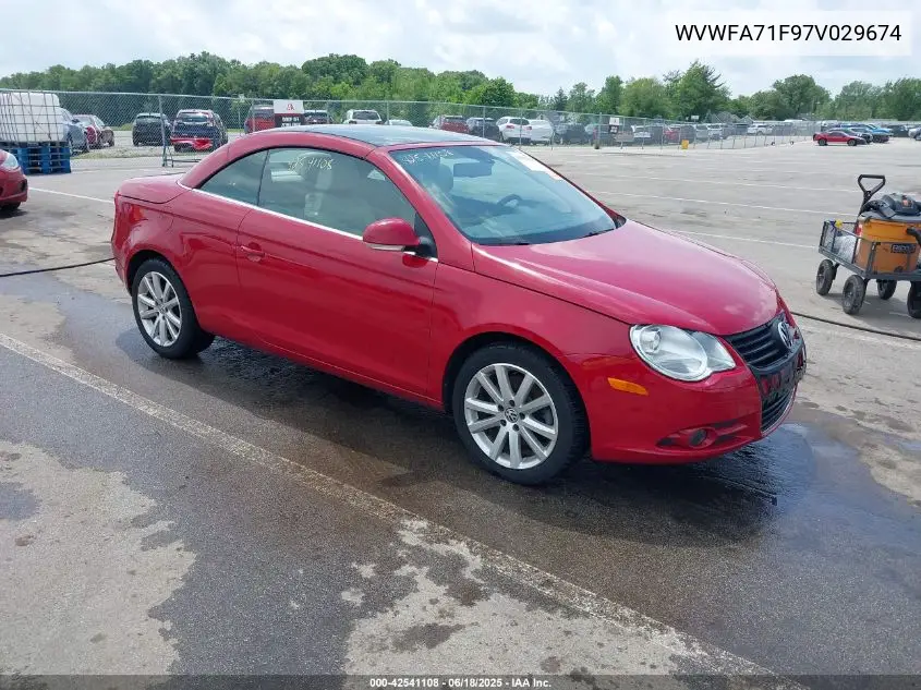 2007 Volkswagen Eos 2.0T VIN: WVWFA71F97V029674 Lot: 42541108
