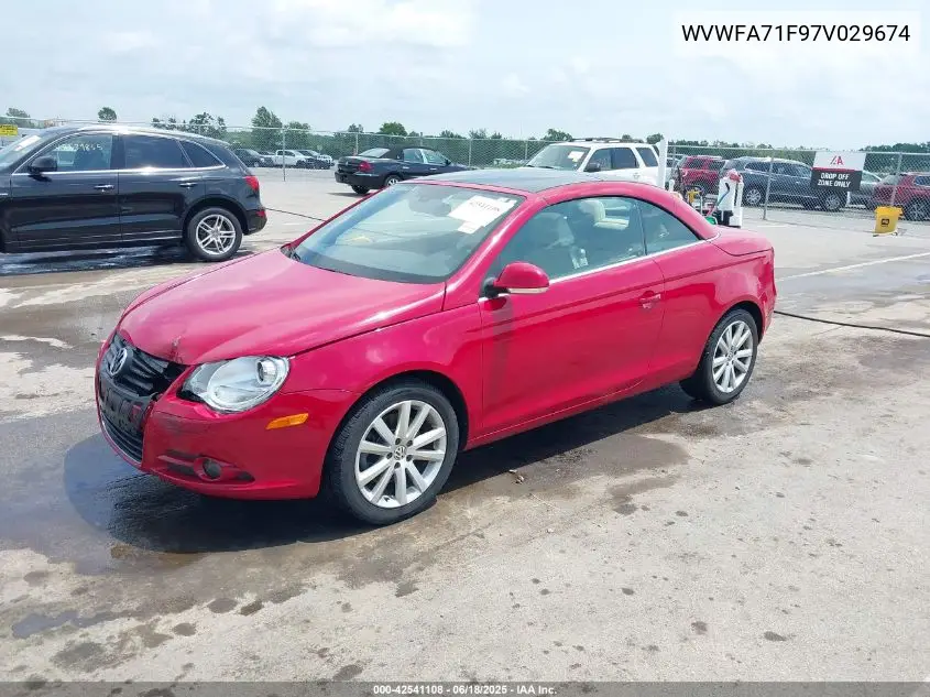 2007 Volkswagen Eos 2.0T VIN: WVWFA71F97V029674 Lot: 42541108