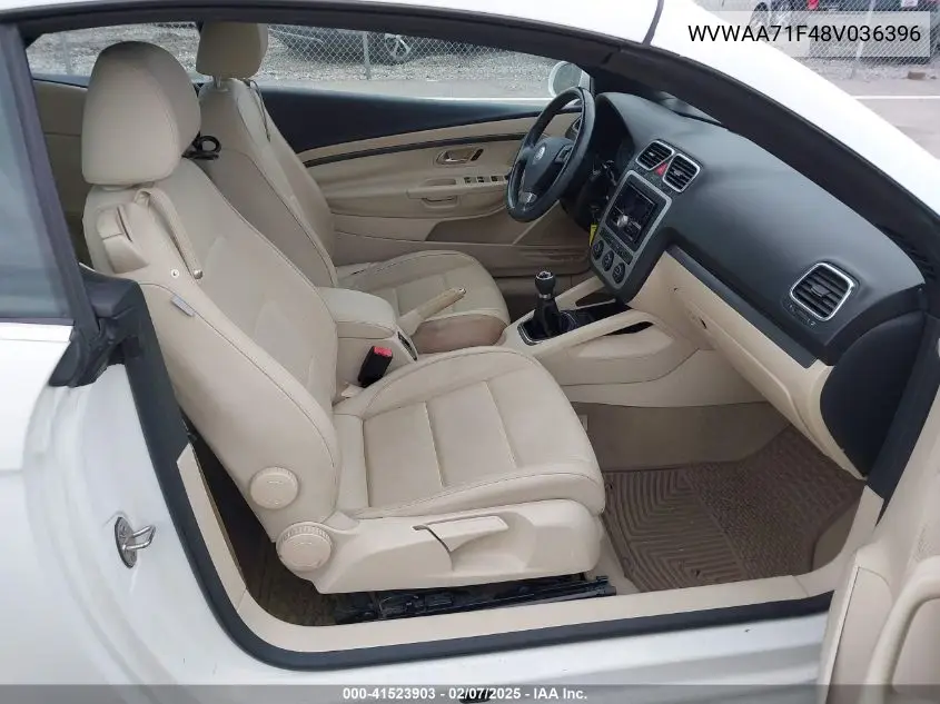 2008 Volkswagen Eos Komfort VIN: WVWAA71F48V036396 Lot: 41523903