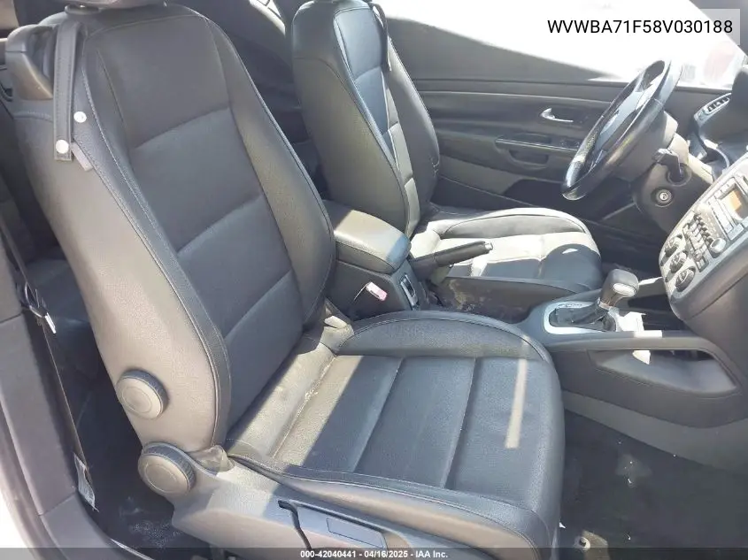 2008 Volkswagen Eos Komfort VIN: WVWBA71F58V030188 Lot: 42040441