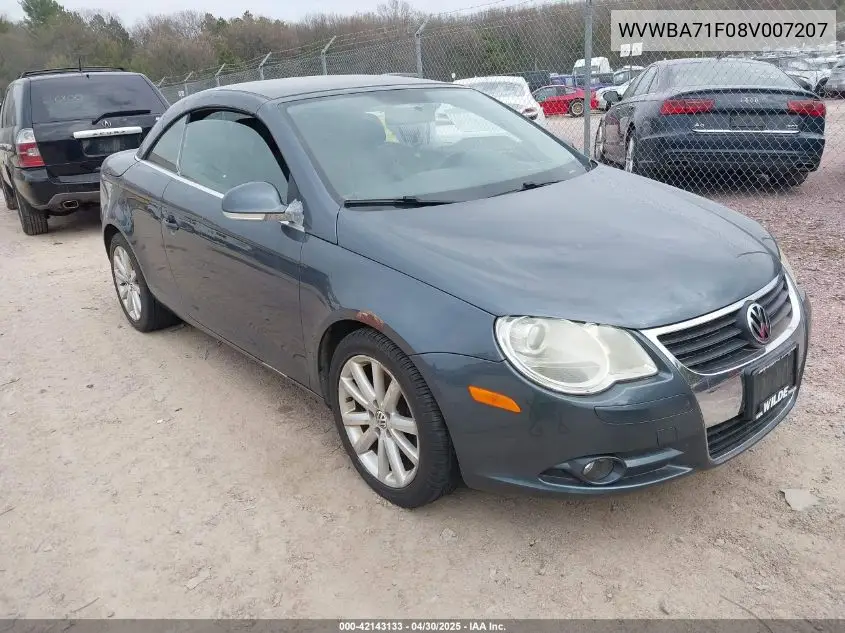 2008 Volkswagen Eos Komfort/Turbo VIN: WVWBA71F08V007207 Lot: 42143133
