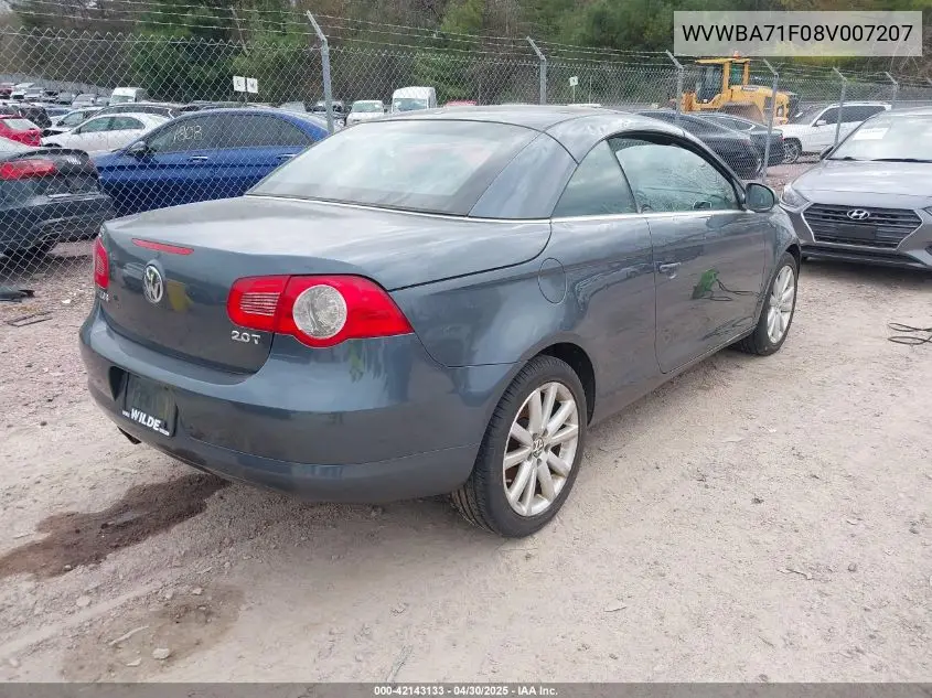 2008 Volkswagen Eos Komfort/Turbo VIN: WVWBA71F08V007207 Lot: 42143133