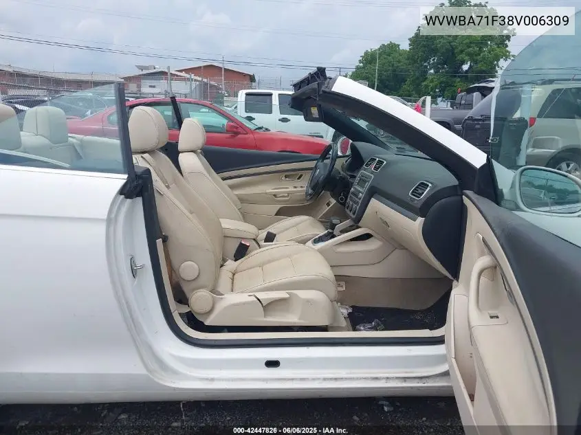 2008 Volkswagen Eos Komfort/Turbo VIN: WVWBA71F38V006309 Lot: 42447826