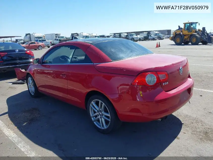 2008 Volkswagen Eos Lux VIN: WVWFA71F28V050979 Lot: 42553780