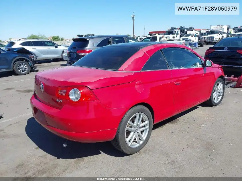 2008 Volkswagen Eos Lux VIN: WVWFA71F28V050979 Lot: 42553780