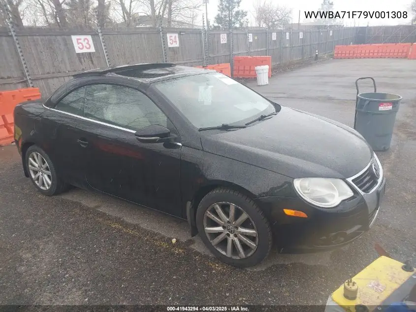 2009 Volkswagen Eos Komfort VIN: WVWBA71F79V001308 Lot: 41943294