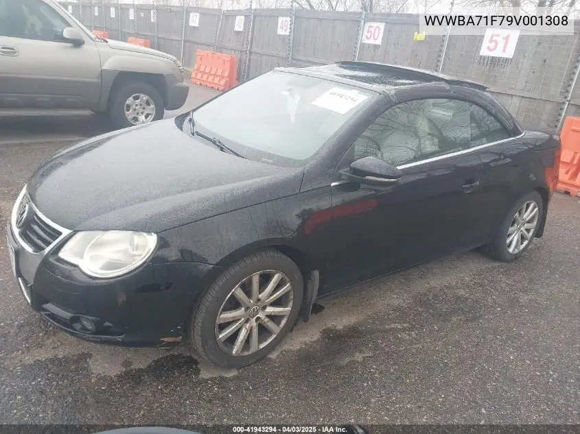2009 Volkswagen Eos Komfort VIN: WVWBA71F79V001308 Lot: 41943294