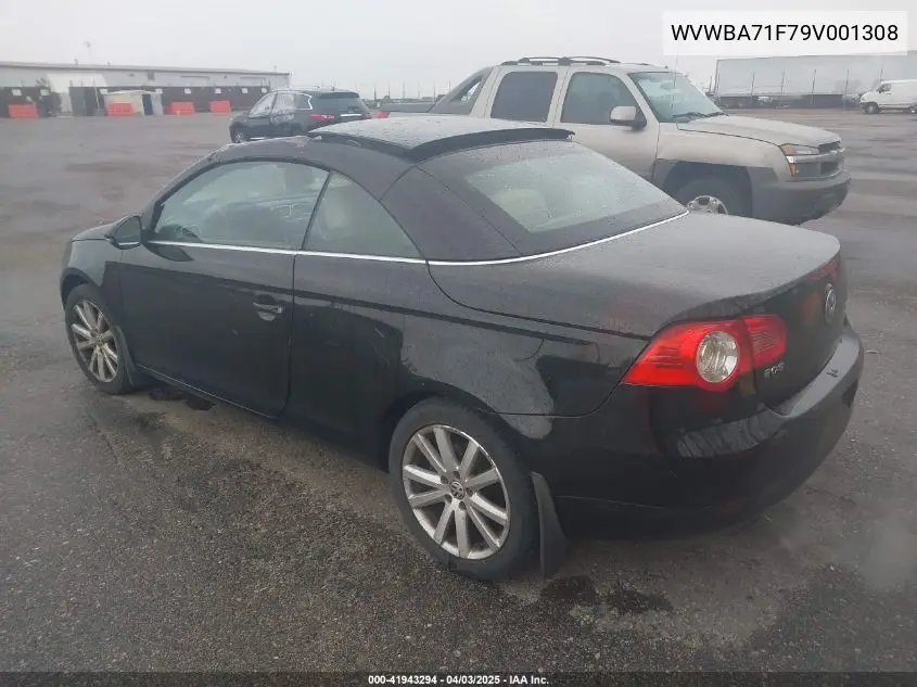 2009 Volkswagen Eos Komfort VIN: WVWBA71F79V001308 Lot: 41943294