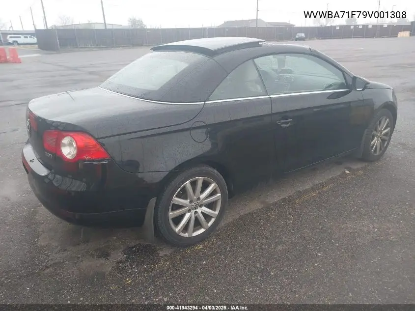 2009 Volkswagen Eos Komfort VIN: WVWBA71F79V001308 Lot: 41943294