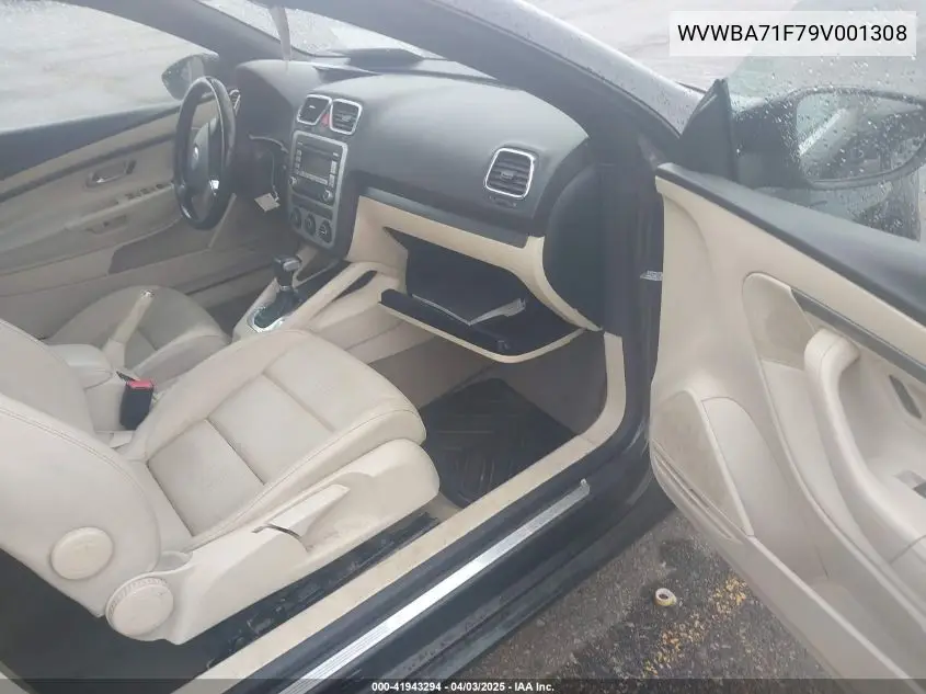 2009 Volkswagen Eos Komfort VIN: WVWBA71F79V001308 Lot: 41943294