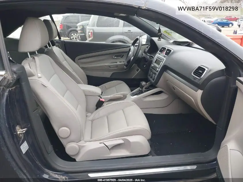 2009 Volkswagen Eos Komfort VIN: WVWBA71F59V018298 Lot: 41957909