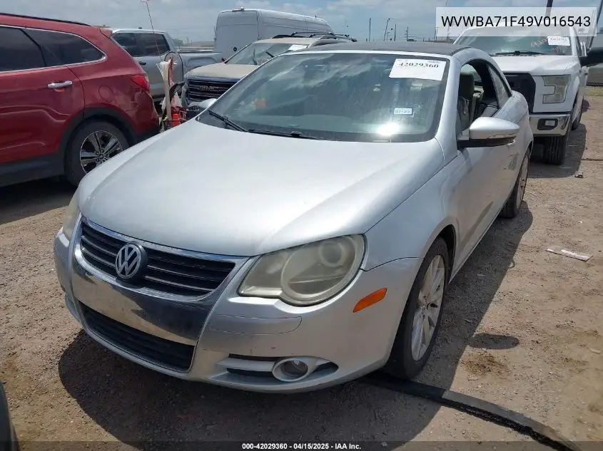 2009 Volkswagen Eos Komfort VIN: WVWBA71F49V016543 Lot: 42029360