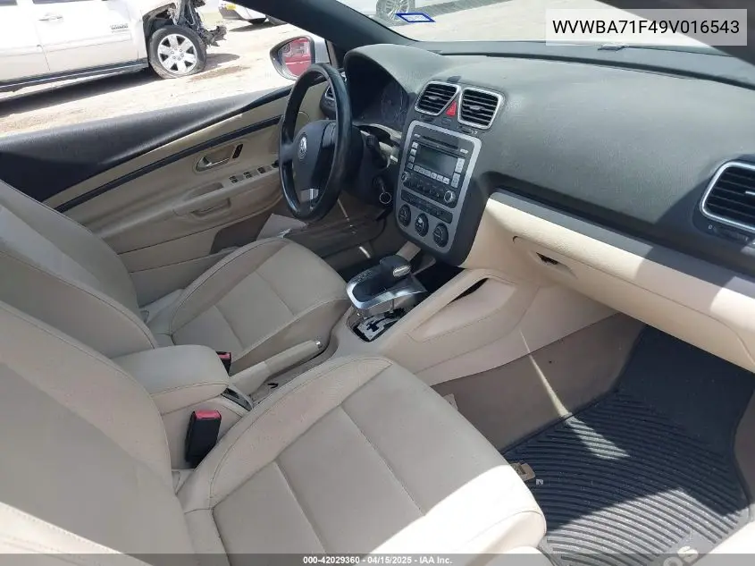 2009 Volkswagen Eos Komfort VIN: WVWBA71F49V016543 Lot: 42029360