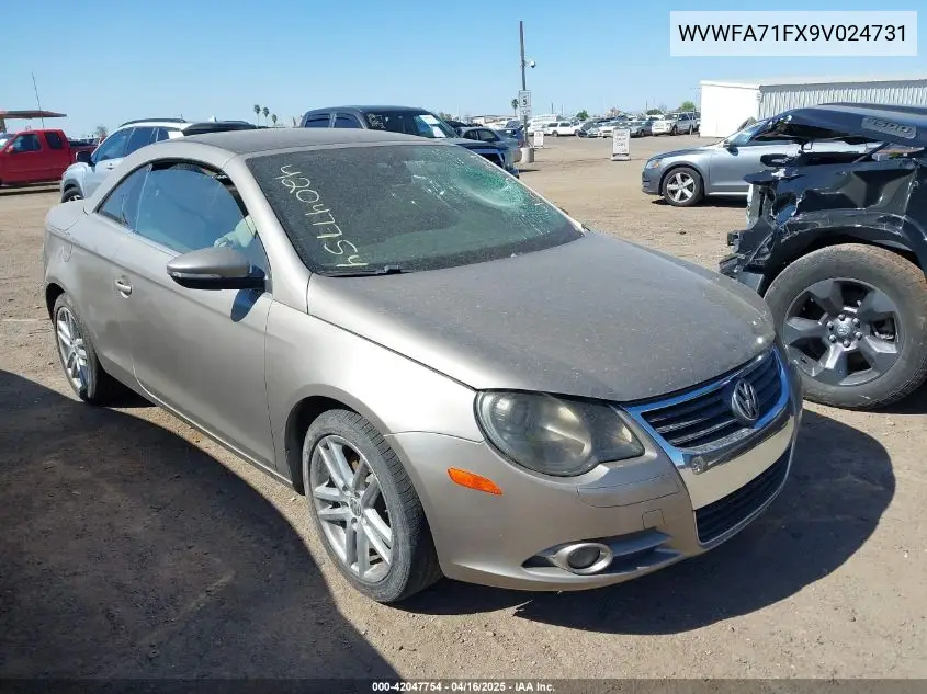2009 Volkswagen Eos Lux VIN: WVWFA71FX9V024731 Lot: 42047754