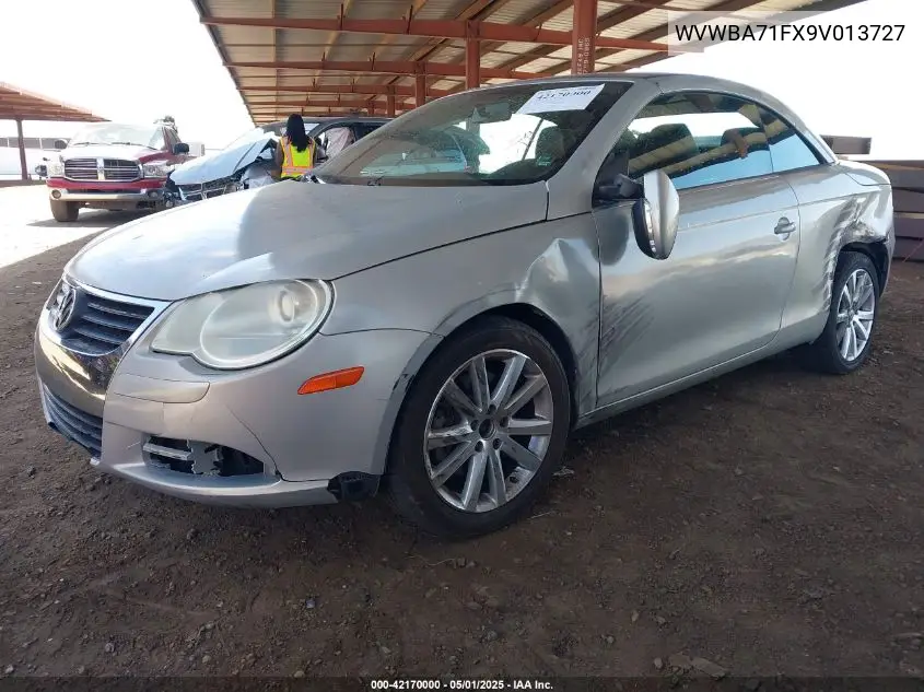 2009 Volkswagen Eos Komfort VIN: WVWBA71FX9V013727 Lot: 42170000