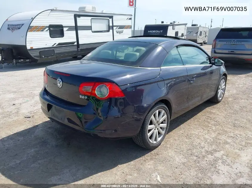 2009 Volkswagen Eos Komfort VIN: WVWBA71F69V007035 Lot: 42196028